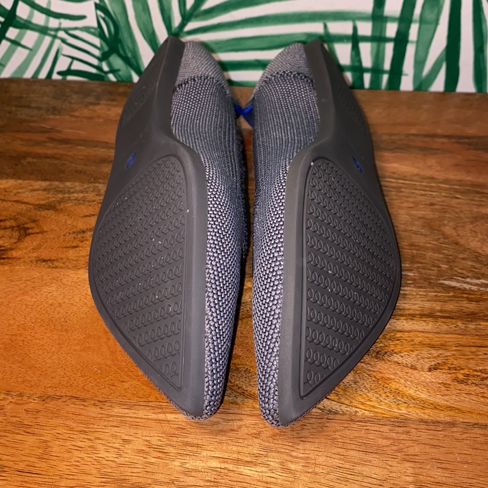 Rothy’s The Point Gray/Black Knit Flats Women’s 8 - Picture 8 of 10